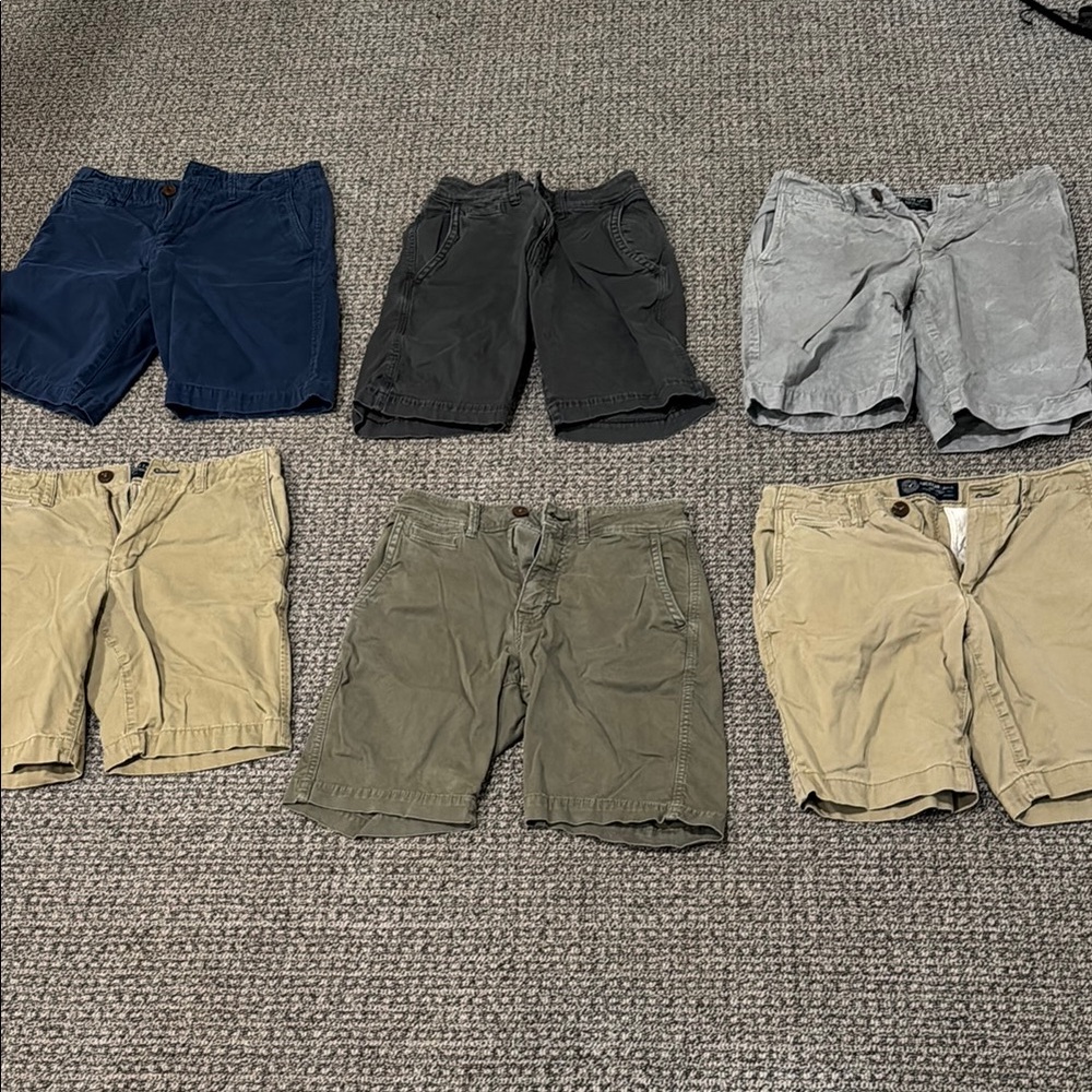 American Eagle Men's Casual Shorts Collection - Fall Colors